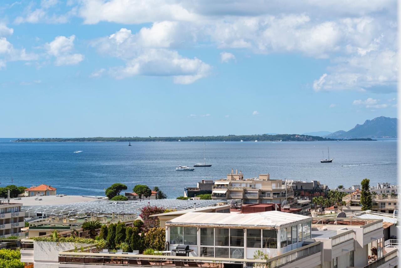 Vue Mer 180° Cocon A 7 Min De La Plage Piscine Ac Antibes Exterior photo